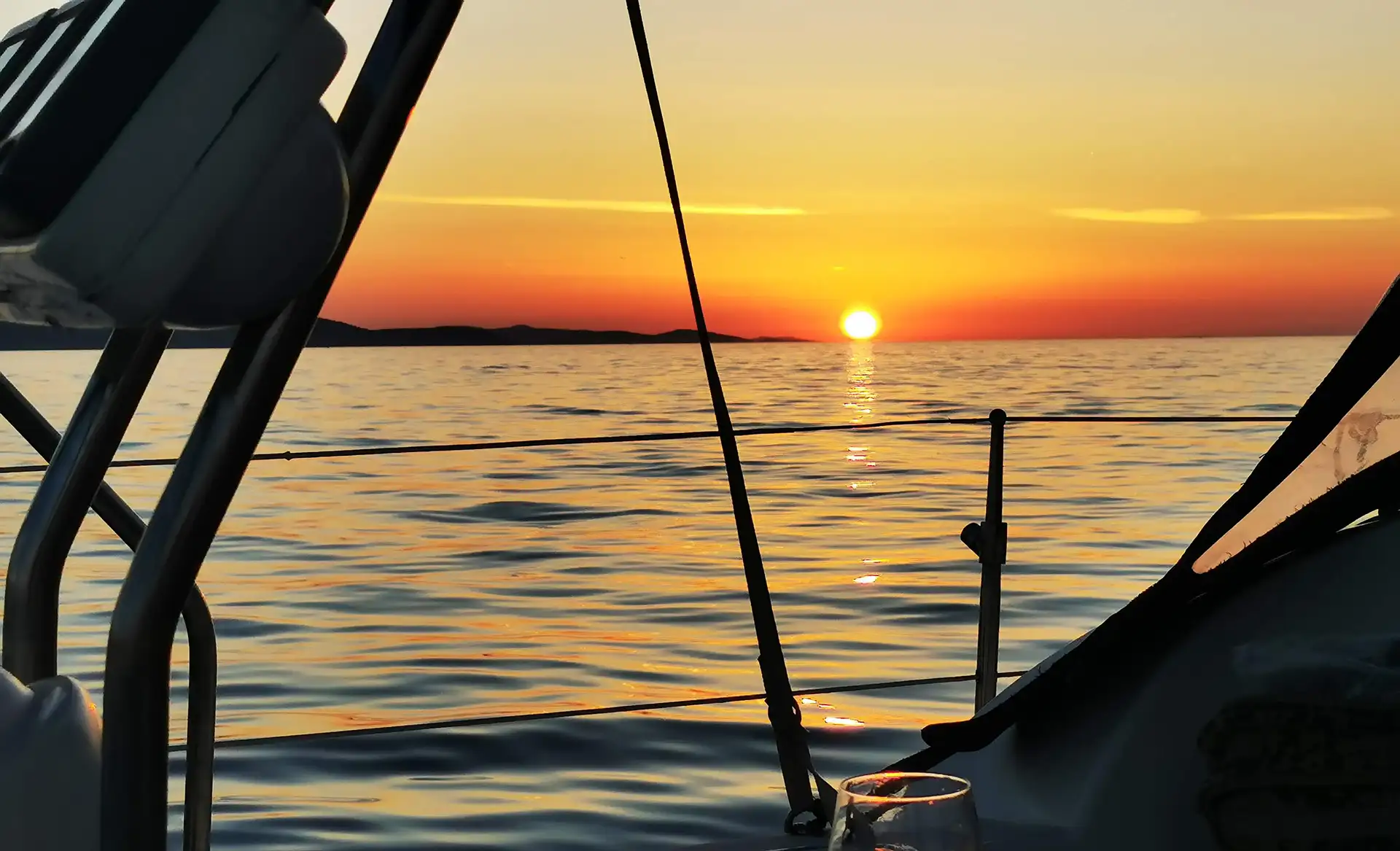 Sunset sailing